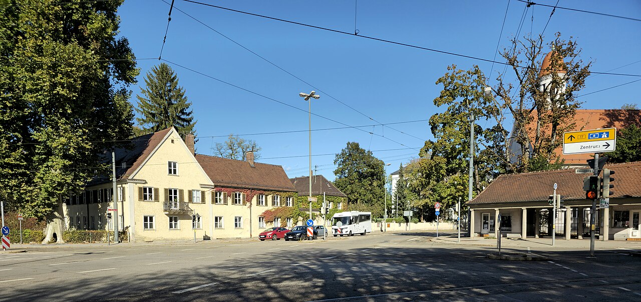 Dörflicher Ortskern von Augsburg-Göggingen